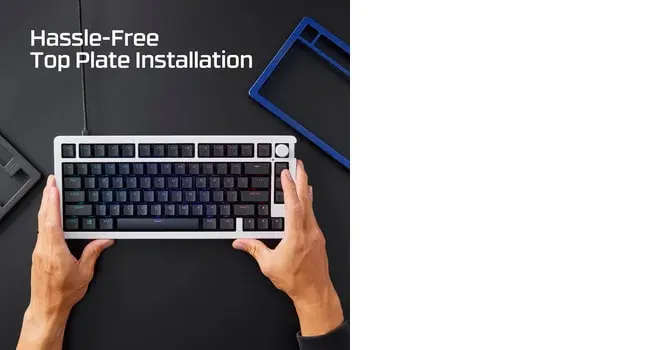 Верхняя панель HyperX Alloy Rise Navy Blue Photo 3