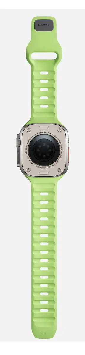 Nomad Sport Band Light Green Rubber — 21.5 mm Photo 9