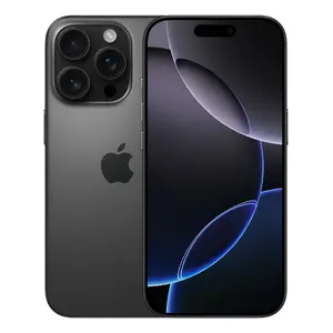Смартфон Apple iPhone 16 Pro 256GB, Black Titanium, дисплей 6.3 дюйма, процессор A18 Pro, 5G, Dual SIM, iOS 18