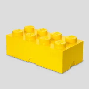 Room Copenhagen LEGO STORAGE BRICK 8 Yellow Polypropylene 500x250x180mm