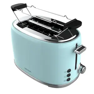 Toaster Cecotec 03234 2 slice 980 W Blue Steel