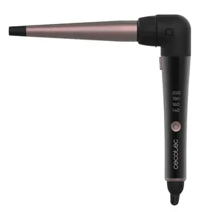 Утюжок для завивки Cecotec SurfCare TwistConic Тёплый Чёрный 140°C