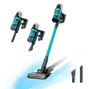 Пылесос-щетка Cecotec Conga Rockstar 1500 Horizon Genesis XL Батарейный 215W Безмешковый Черный Синий
