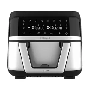 Аэрогриль Cecotec Cecofry Dual 9000 9 Л 2850 В Черный Нержавеющая сталь