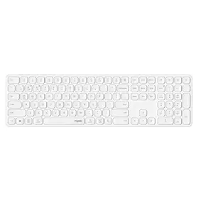 Bluetooth tastatūra Rapoo 00228034 QWERTZ vācu bezvadu balta