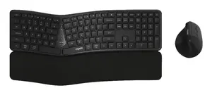 Rapoo 13032 Wireless Gaming Keyboard and Mouse Set Bluetooth German Layout Grey 1600 DPI