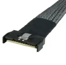 Supermicro MCIO x8 STR to MCIO x8 RA cable CBL-MCIO-1339M5R, 39 cm