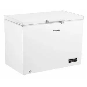 Chest freezer Brandt BFK301ESW — 308 L, electronic control, white