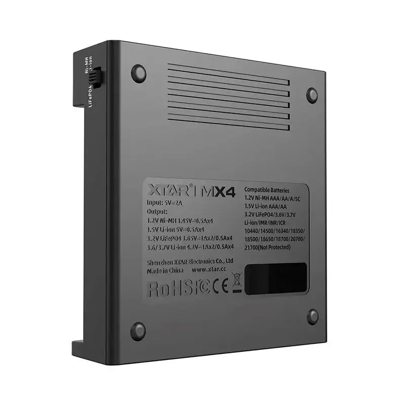 Akumulatoru lādētājs XTAR MX4 4 nodalījumi Photo 4