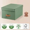 Leitz Puro Medium Storage Box 17L Green 2-Pack Photo 4