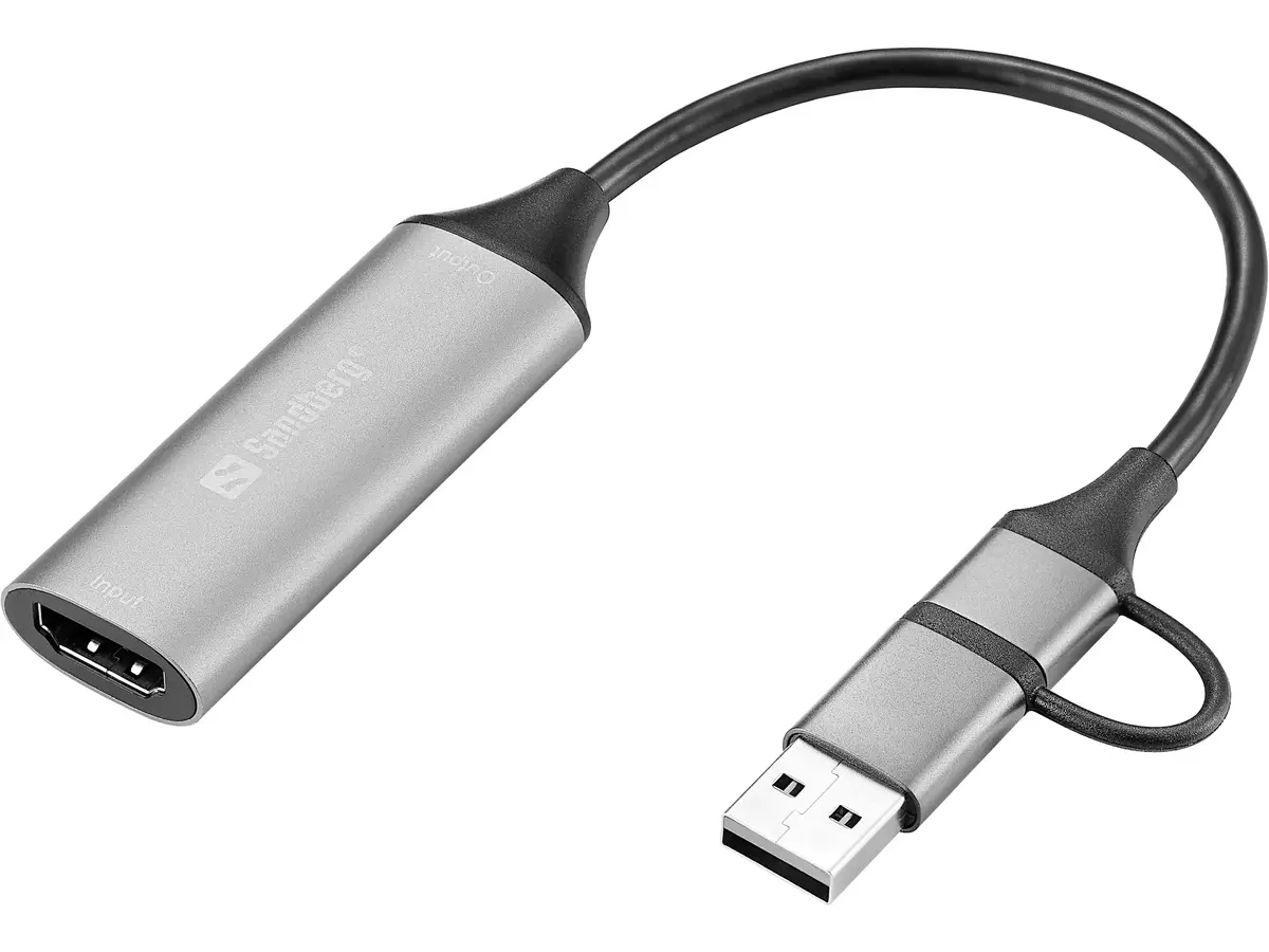 Sandberg HDMI Capture Link uz USB-C/A Photo 2