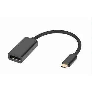 Адаптер видео кабеля Microconnect MC-USBC-DPF1.2 DisplayPort USB Type-C Черный