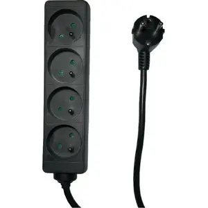 Сетевой удлинитель MicroConnect MC-PS040150FRB — 4 розетки, французский тип