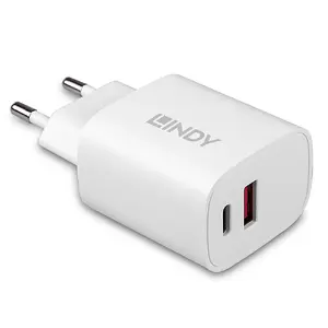 Indoor Charger LINDY 73413 Universal White AC Fast Charging 12V 3A