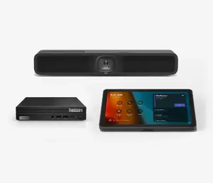 Групповая система видеоконференцсвязи Logitech Entry-Level Small Room Solution для Microsoft Teams Rooms на Windows — 4K Ultra HD, 10,1" дисплей, чёрный