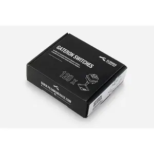 Glorious Gaming Gateron Clear Switches Linear Silent Прозрачные 120 шт