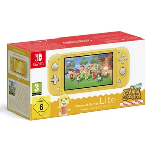 Nintendo Switch Lite Animal Crossing Portable Game Console 14 cm 32 GB Touchscreen Wi-Fi Yellow