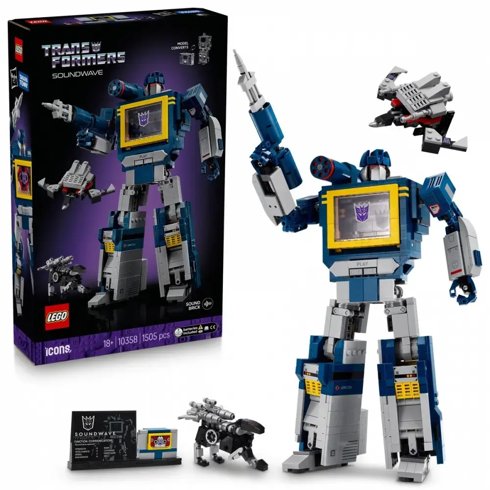 LEGO Building Blocks 10358 Transformers Soundwave Photo 2