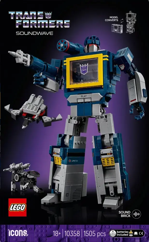 LEGO Building Blocks 10358 Transformers Soundwave Photo 3