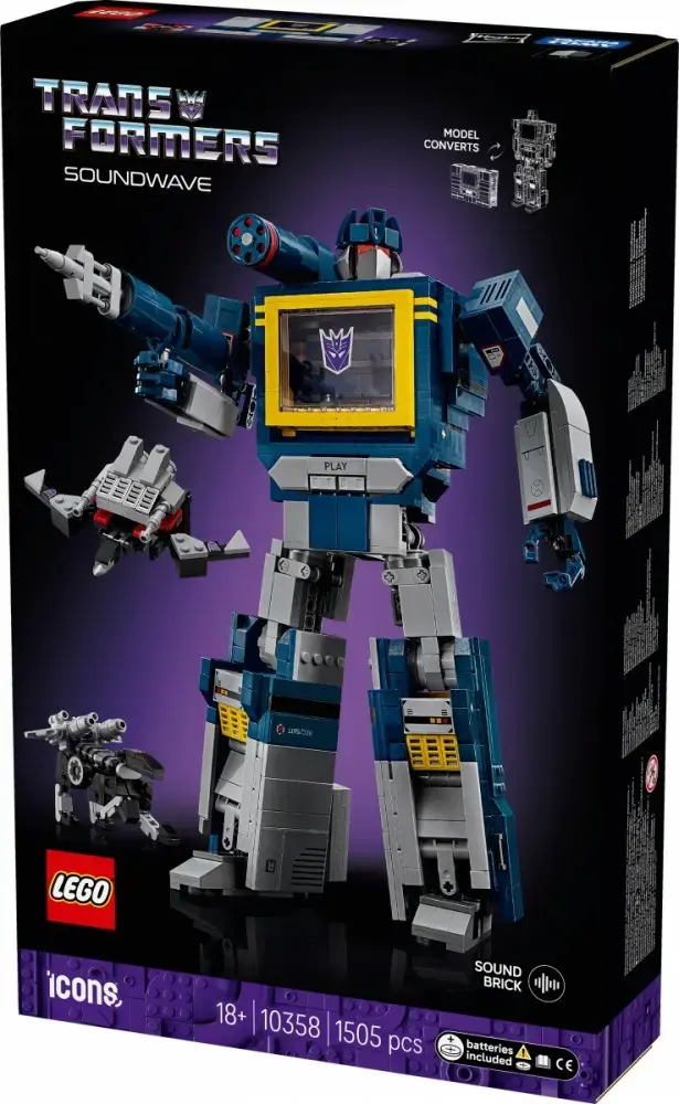 LEGO Building Blocks 10358 Transformers Soundwave Photo 4