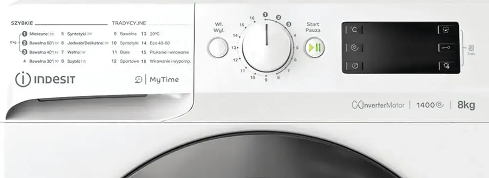 INDESIT MTWE81495WBPL стиральная машина 8 кг 1400 об/мин Photo 5