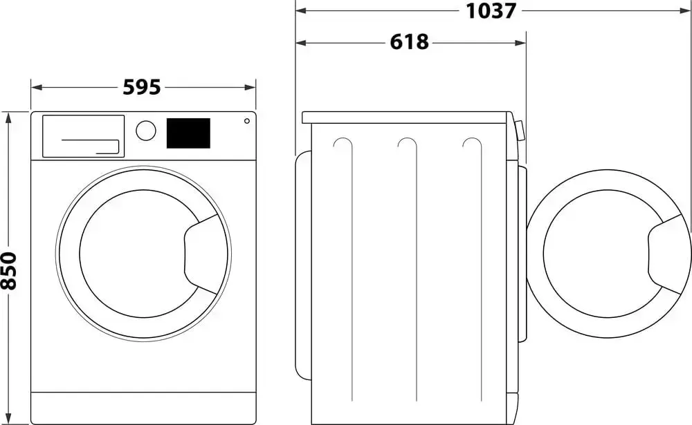 INDESIT MTWE81495WBPL стиральная машина 8 кг 1400 об/мин Photo 7