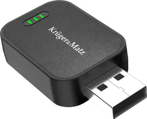 Wireless USB adapter for Android Auto and Apple CarPlay, kruger & matz KM2025 (USB)