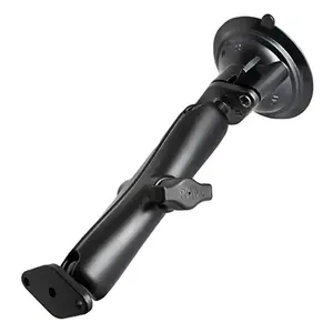 RAM Mounts Twist-Lock Suction Cup Double Ball Mount Aluminium Black RAM-B-166U-C