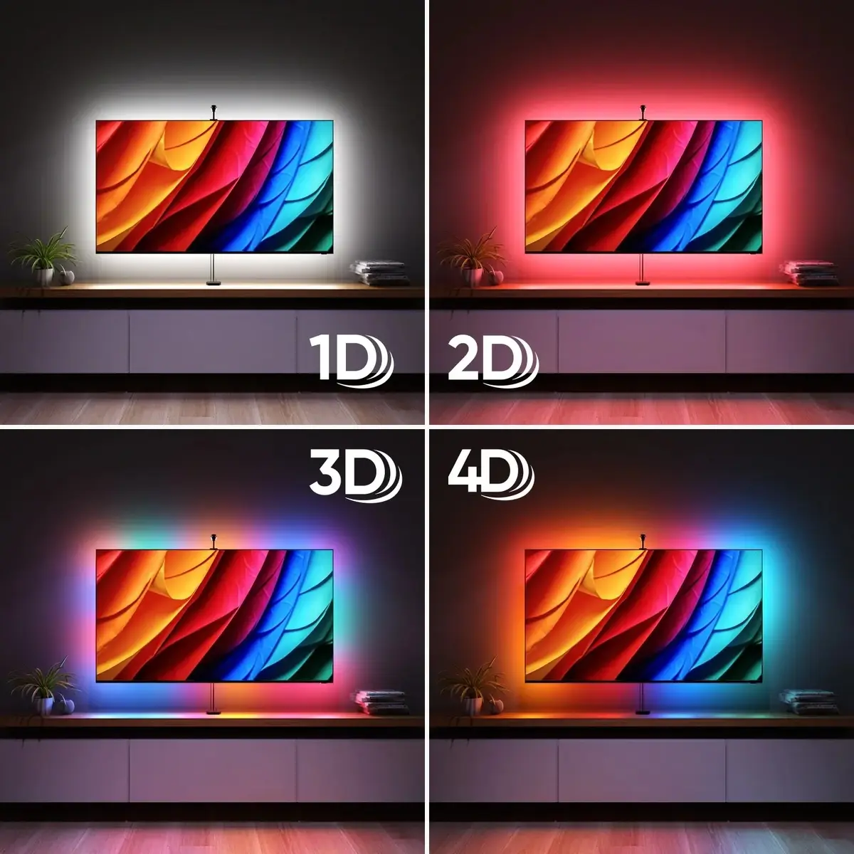 Nanoleaf 4D V2 Screen Mirror — LED-ленты для ТВ до 65'' Photo 6