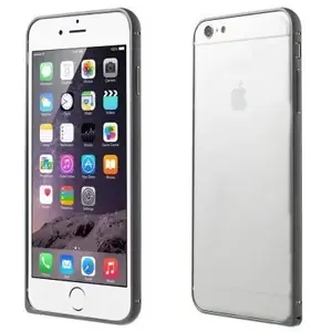 Phone case GreenGo S-View Flexi for iPhone 6/6s Plus with front window, black
