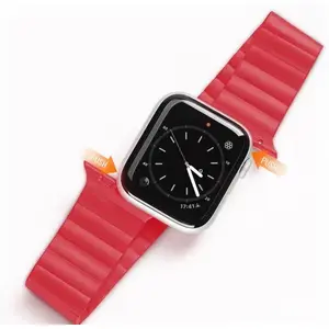 Ремешок для часов dux ducis Magnetic Strap 41/40/38 мм, красный, с магнитной застежкой