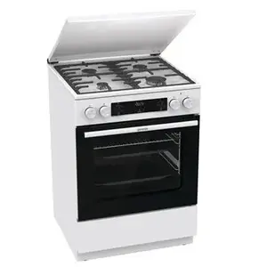 Elektriskā plīts Gorenje GKS6C71WF — 6 virsmas, cepeškrāsns 71 L, energoefektivitātes klase A