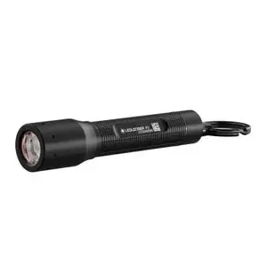 Брелок-фонарик Ledlenser P3 Black — компактный алюминиевый LED фонарь, AAA, до 130 лм, IP54, 3 уровня мощности