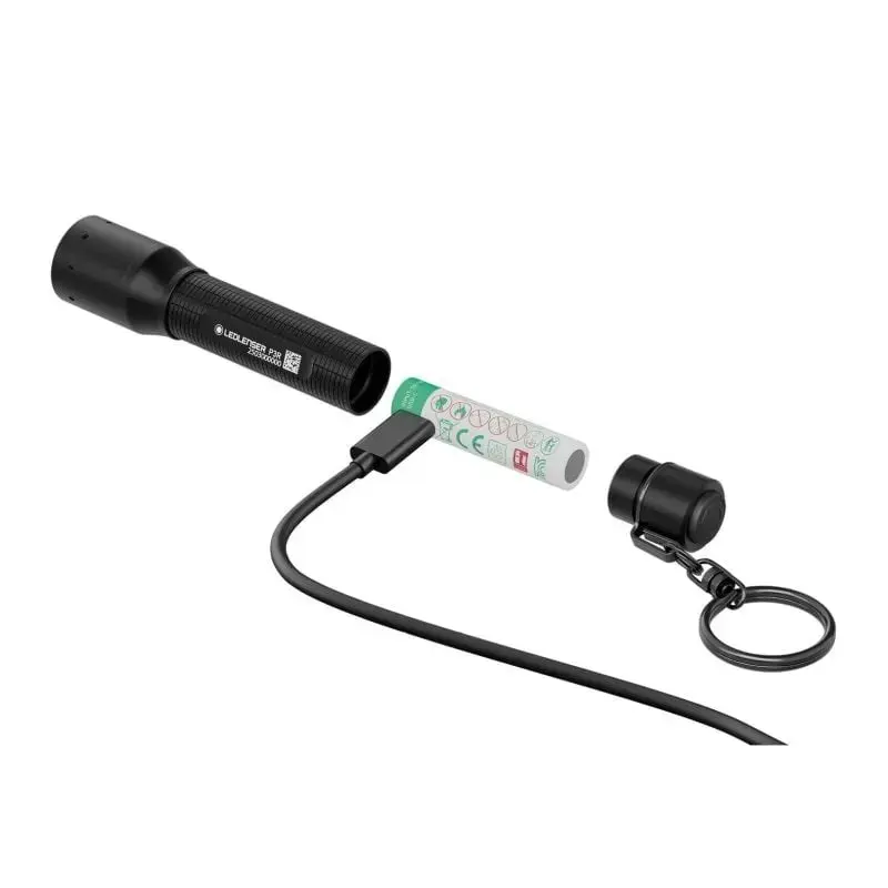 Ledlenser P3R Black перезаряжаемый фонарь-брелок Photo 5