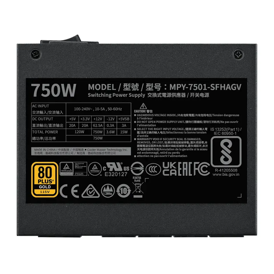 Блок питания Cooler Master V SFX Gold 750 Photo 2