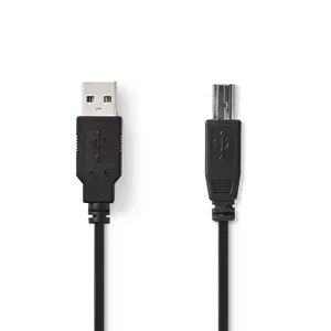 USB кабель Nedis CCGB60100BK30 2м USB A USB B Черный