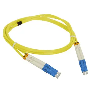 Patch cord A-LAN SM LC‑LC duplex 9/125 3.0 m yellow