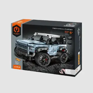 Конструктор IM MASTER RC Jeep 8041 — 503 детали, радиоуправляемый джип, синий, 230×120×115 мм