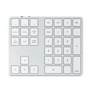 Skaitļu tastatūra Satechi ST-XLABKS Bluetooth 33 taustiņi Sudrabs