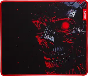 Marvo Scorpion G53 Gaming Mouse Pad Medium Size Non-Slip Microfibre Black Red Surface