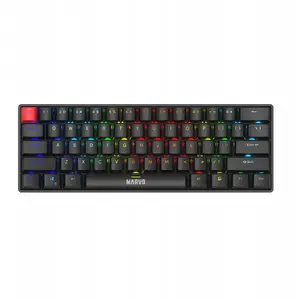 Mechanical Keyboard Marvo Saber 61 KG933G EN — 61-key, Jixian Red switches, RGB backlit