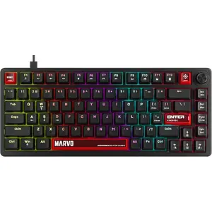 Mechanical Keyboard Marvo KG936 — 82-key, RGB backlit, compact layout