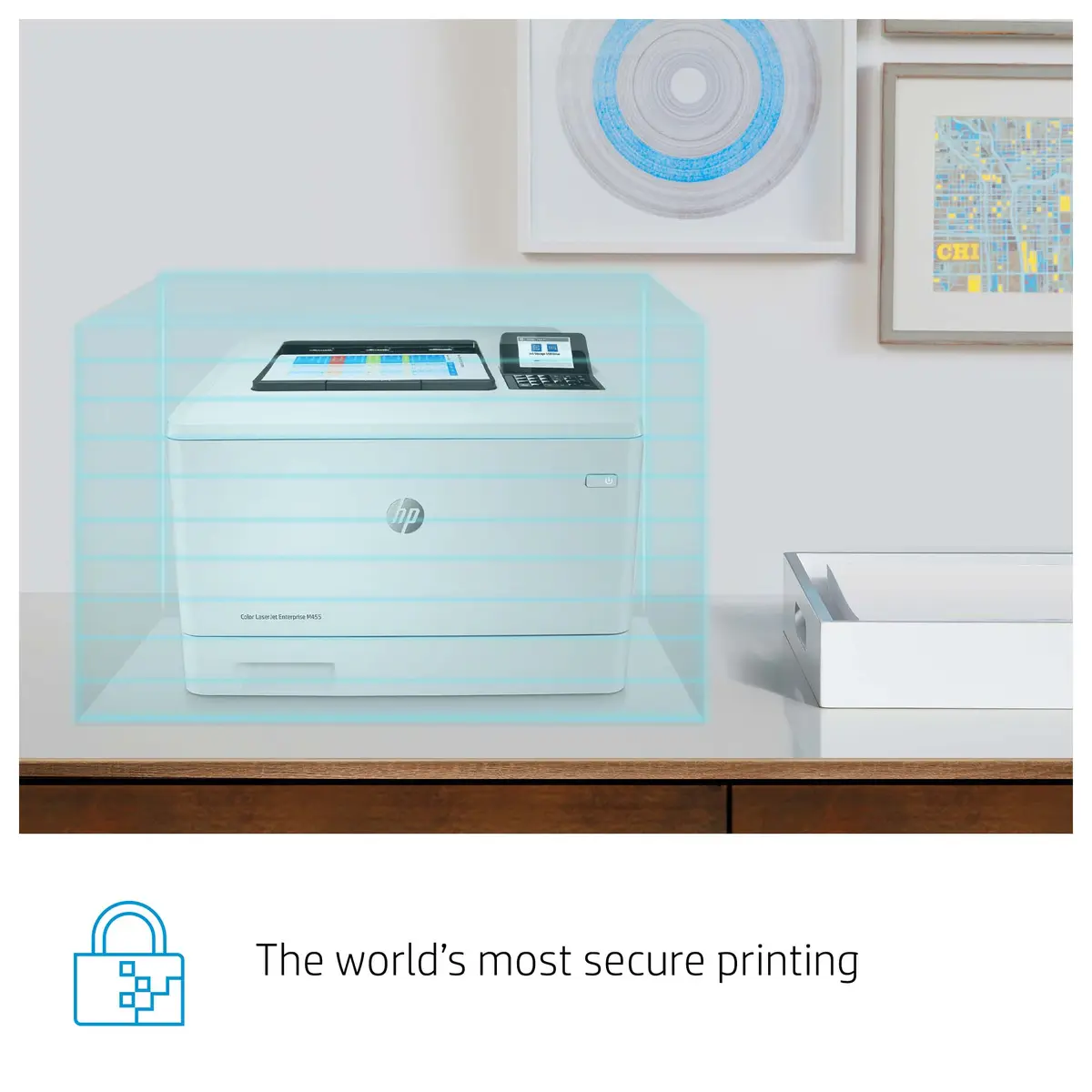 Цветной принтер HP Color LaserJet Enterprise M455dn Photo 8