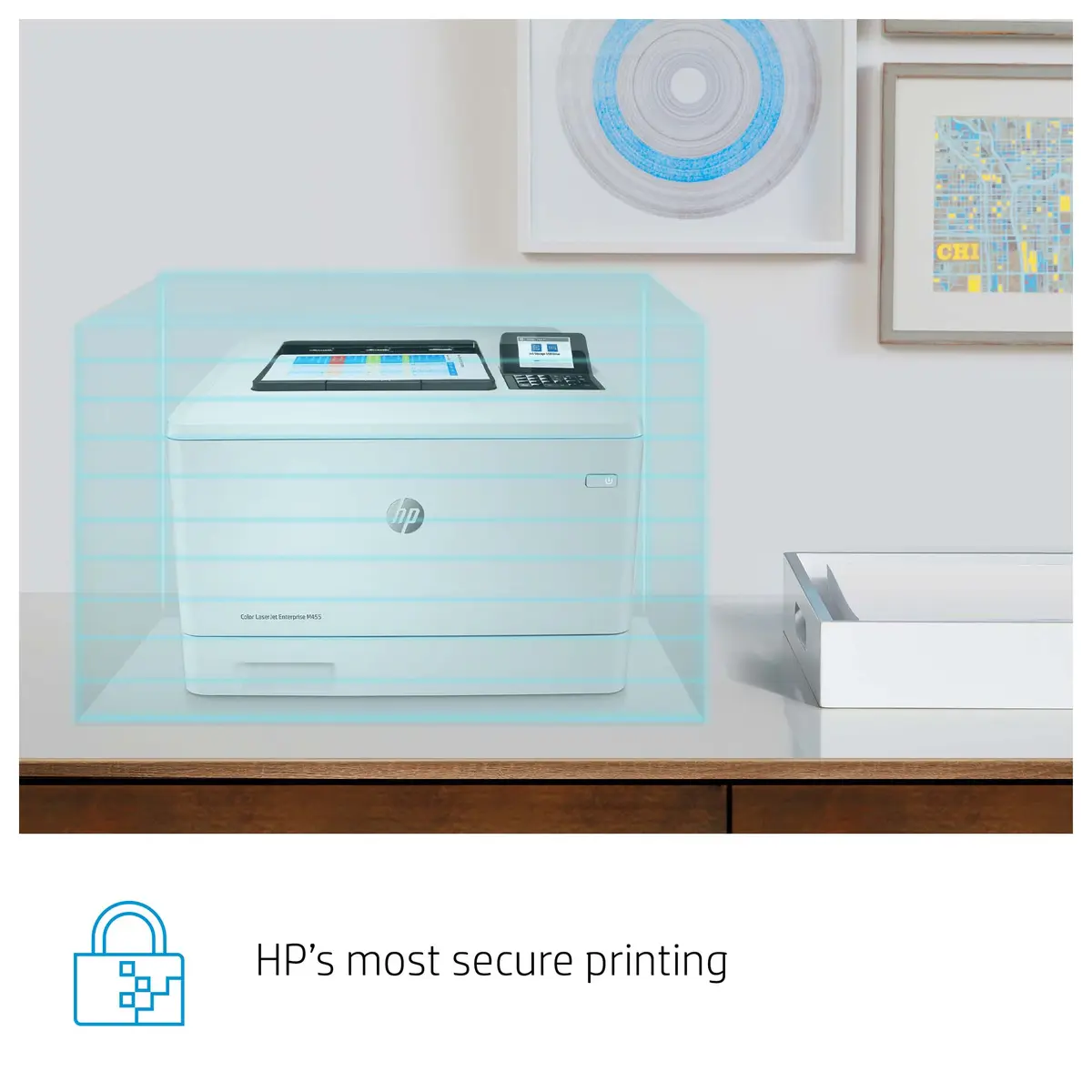 Цветной принтер HP Color LaserJet Enterprise M455dn Photo 9