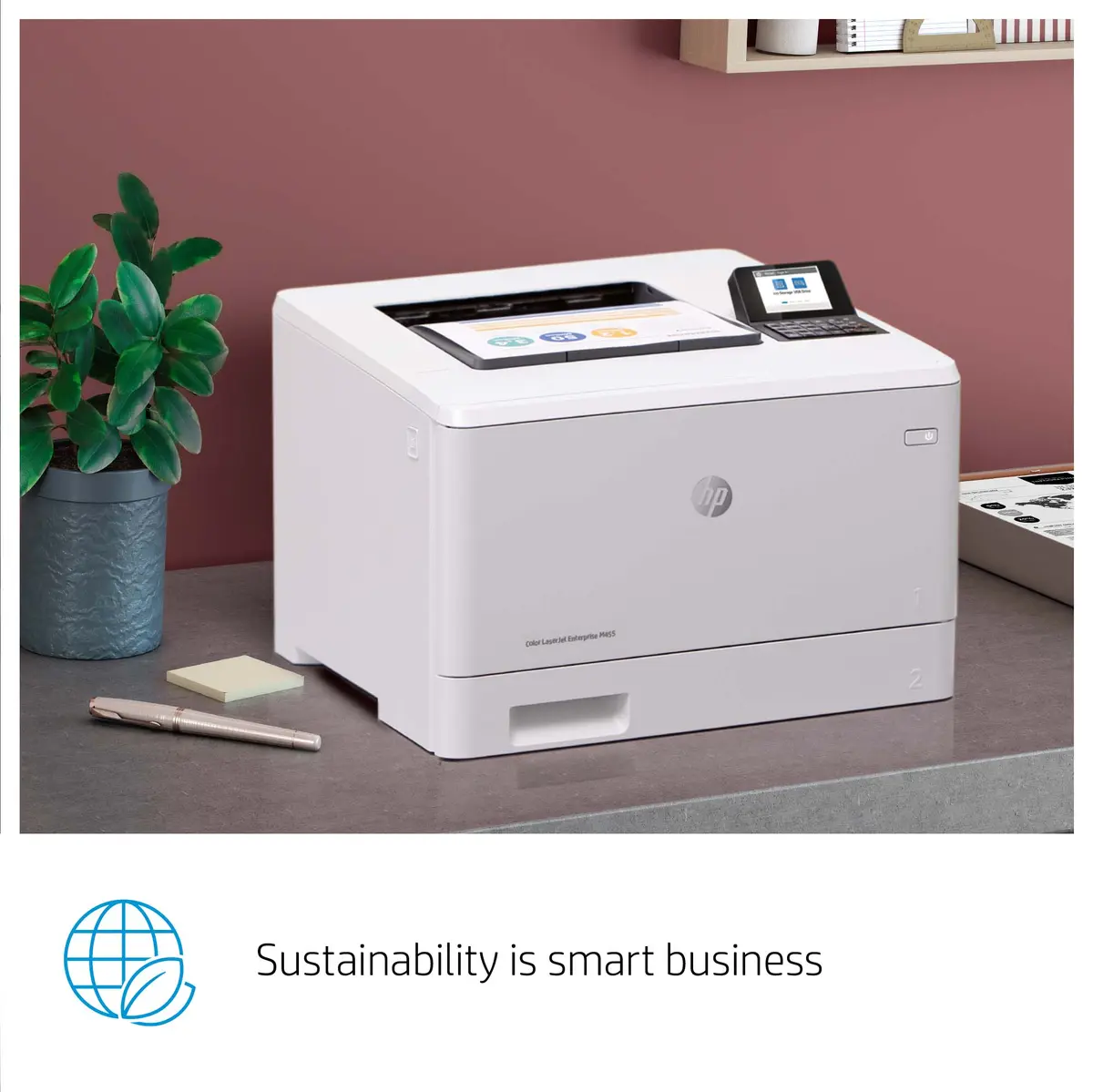 Цветной принтер HP Color LaserJet Enterprise M455dn Photo 11
