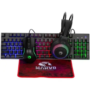 Gaming set Marvo CM416 EN — headset and mouse pad bundle