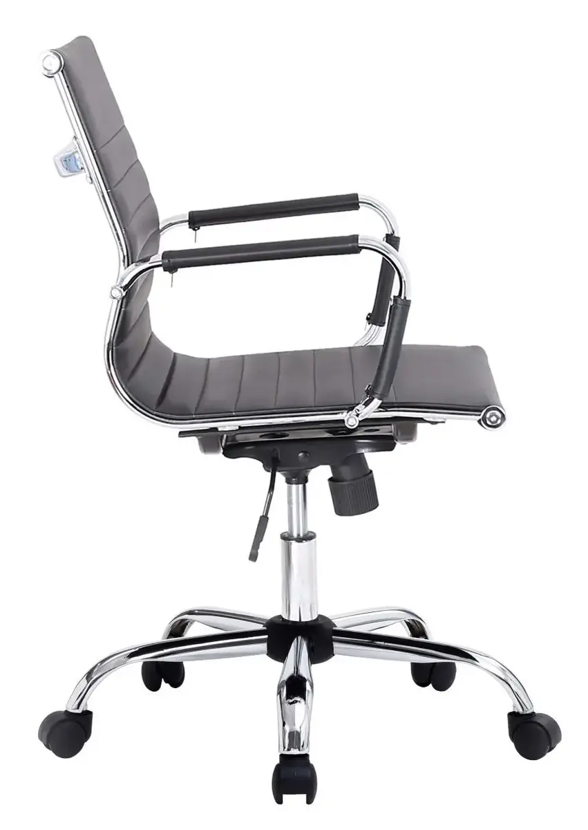 Equip biroja krēsls Rievota apdare Vidējā atzveltne Photo 3