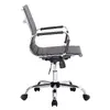 Equip biroja krēsls Rievota apdare Vidējā atzveltne Photo 3