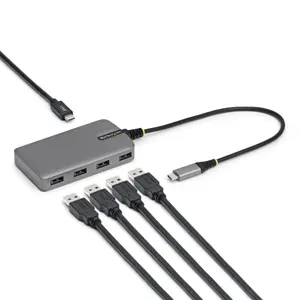 USB-C Hubs StarTech.com 4-Port 5Gbps Barošanas USB-A Hubs