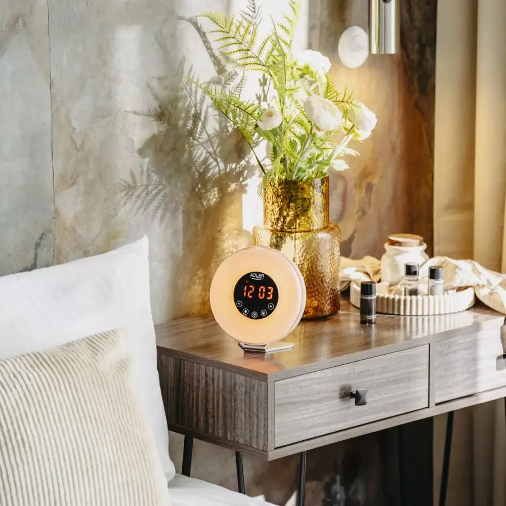 Adler AD1916 — будильник Wake‑Up Light с FM Photo 7